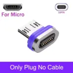 AUFU 16pin 180 Rotate Magnetic Cable 240W Fast Charging Micro USB Type C Cable For iPhone Xiaomi Samsung Magnet USB Phone Cable - Image 11