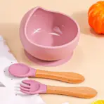 3PCS/Set Silicone Baby Feeding Bowl Tableware for Kids Waterproof Suction Bowl With Spoon Children Dishes Kitchenware Baby Stuff - Image 8