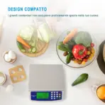 Electronic Scale 30KG /1G High-Precision LCD Digital Scale Kitchen Weighing Platform Scale Rechargeable /Battery Food Scales - Image 5