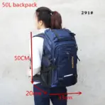 80L 50L Men's Outdoor Backpack Climbing Travel Rucksack Sports Camping Hiking Backpack School Bag Pack For Male Female Women - Image 12