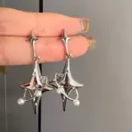 Y2K Irregular Liquid Earrings for Women Silver Color Hip-Hop Punk Fashion Geometric Earring Clip Girl 2024 Trendy Party Jewelry - Image 11