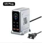 240W GaN 6 IN 1 Fast Charging Station Digital Display PD3.1 PPS USB Type C Multi Port Charger for Laptops Smartphones - Image 6