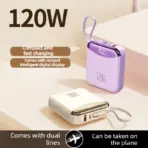 66W 20000mAh Mini Power Bank Fast Charge Powerbank CCC Chinese Certification External Battery for iPhone Xiaomi Huawei Samsung