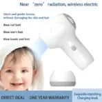 Cordless Baby Hair Dryer for Infant Kids Mini Hair Blow Dryer Rechargeable Low Noise Gentle Heat for Baby Butt Skin Safe - Image 3