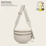 DOYOGI Black and White Checkered Spacious Bum Bag Crossbody Bags for Women Nylon Travel essentials Mommy Bag Diaper Bag  for Mom - Image 36