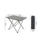 TARKA Outdoor Camping Folding Table Party Picnic BBQ Portable Foldable Desk High Strength Ultralight Aluminium Portable Table - Image 8