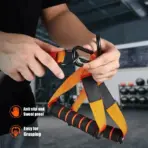 Resistance Strap with Handle: Used for Muscle Training, Strength Building, Body Shaping, Yoga, Home Fitness Equipment - Natural - Image 6