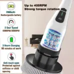 Cordless Spin Scrubber Electric Multipurpose Cleaning Brush for Kitchen Bathroom Toilet - Household Hair Brushes And Mops - Image 3