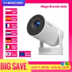 Magcubic 8K Wifi6 Projector 290ANSI Android 14 Dual WIFI Allwinner H726 BT5.4 1280*720P Home Cinema Outdoor Portable HY300 Pro +
