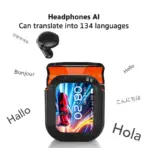 2026 New Bluetooth 6.0 Wireless Headset Translation Headset IPX4 Waterproof Grade And Long Battery Life.