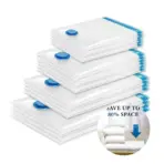 Vacuum Bag With Valve or Pump for Clothes Storing Large Plastic Compression Empty Bag Travel Accessories Storage Container - Image 4