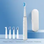 Seago Electric Toothbrush USB Rechargeable Adult 360 Days Long Battery Life IPX7 4 Replacement Heads Travel Box  SG-575 - Image 7
