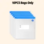 Reusable Vacuum Sealed Bags for Microwave Frozen Boiled Food Storage Wet Dry Household Kitchen Use - Food Preservation Bags - Image 9
