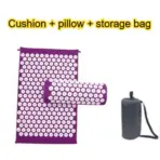 Acupressure Mat Massage Mat Pillow Set Applicator for Neck Foot Yoga Mat with Needle Back Cushion - Image 7