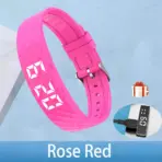 2026 Outdoor Smartwatch Sports Bracelet Vibration Alarm Clock Reminder Sleep Monitoring 24 Hours Pedometer Rechargeable Bracelet - Image 17