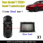 TPE Under Seat Storage Box For Tesla Model Y Juniper 2025 Center Console Organizer Bin Front Backseat Bag Trash Tray Accessories - Image 11