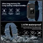 New Sport Fitness Tracker Smart Bracelet Heart Rate Blood Pressure Monitor Pedometer Call Reminder Smartwatch Band for Men Women - Image 5