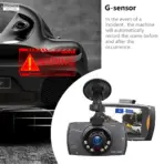 XUSHIDZ 1080P Dash Camera Car Camera Night Vision Vehicle Video Recorder Dashcam DVR Loop Recording Q02 High Cost- Effective - Image 2