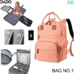 Diaper Bag Backpack Baby Essentials Travel Tote Multifunction Waterproof with Changing Station Pad Stroller Straps Big for Mommy - Image 11
