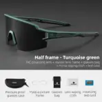 ROCKBROS Bicycle Glasses with Myopia Frame Polarized Len Bike Eyewear Goggles UV400 Outdoor Sports MTB Road Cycling Sunglasses - Image 10