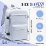 Ryanair 40x30x20 Cabin Bag Men Air Vacuum Compression Backpack Hand Luggage Laptop Backpack,42x29x15 Vacuum Clothing Storage Bag - Image 10