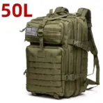 25L/50L Sturdy Nylon Waterproof Tactical Sports Trekking Fishing Hunting Camping Hiking Bag Backpack Outdoor Rucksacks - Image 7