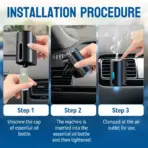 New Car Air Freshener Smart Auto Aroma Diffuser Car Air Vent Essential Oil Mist Humidifier Fragrance Diffuser Aromatherapy ﻿ - Image 6