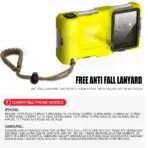 Multi-Functional, Durable, Waterproof, 15m/50ft, Universal 6.9 Inch Waterproof Phone Case, IP68, Professional Diving Photography - Image 2