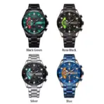 CURREN 8402 Men's Stainless Steel Watch Creative Fashion Luminous Dial with Chronograph Leisure Luxury Men's Watch Reloj Hombre - Image 6