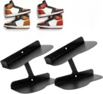 H-shaped Shoe Rack Wall Mounted Floating Shoe Display Shelves Sneaker Holders for Shoe Collectors Advertising Exhibition - Image 8