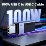 UGREEN USB C to USB Type C 100W Fast Charging For MacBook iPhone 17 16 15 iPad Samsung S25 Xiaomi PD Fast Charging 100W 5A USB C - Image 2