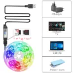 RGB Led Strip Lights 5m 10m 20m 30m Led Room Light with APP Control Flexible Ribbon Luces Led Tape for Room Bedroom Decoration - Image 5