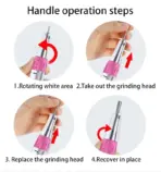 35000RPM Electric Nail Drill Professional Manicure Machine Nail Sander With Nail Drill Bits Portable Nail Salon Nail Files Kit - Image 6