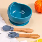 3PCS/Set Silicone Baby Feeding Bowl Tableware for Kids Waterproof Suction Bowl With Spoon Children Dishes Kitchenware Baby Stuff - Image 7