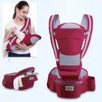 Newborn Ergonomic Baby Carrier Backpack Infant Baby Hipseat Carrier Front Facing Ergonomic Kangaroo Baby Wrap Sling Travel - Image 8