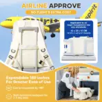 Ryanair Backpack Travel Cabin Airplane Backpack, Air Vacuum Compression Backpack, Women Men Backpack Business Laptop Bag Handbag - Image 6