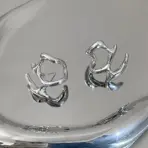 Y2K Irregular Liquid Earrings for Women Silver Color Hip-Hop Punk Fashion Geometric Earring Clip Girl 2024 Trendy Party Jewelry - Image 12