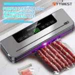 Electric Vacuum Sealer Food Storage Seal Touch Button Dry/Wet Built-in Cutter Kitchen Food Sealing Vacuum Packaging Machine