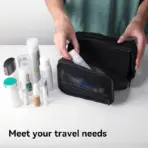 Travel Toiletry Bag Men's Business Trip Gods Dry Wet Separation Fitness Bath Bag Waterproof Makeup Storage Bag L_MR86 Wash Bag - Image 2