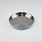 Big Baby Feeding Plate Silicone Stainless Steel Boy Girl Tableware Cute Plain - Image 11