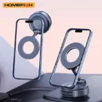 HOMEFISH K007 Magnetic Phone Holder｜Three-axis Rotation For Free Adjustment｜A Convenient Choice For Multiple Scenarios. - Image 2