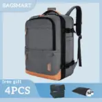 4Pcs 40L Travel Cabin Backpack BAGSMART 17.3'' Laptop Backpack Airline Carry On Luggage Backpack Suitcase with Packing cubes - Image 9