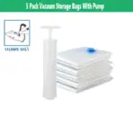 Vacuum Storage Bags With Valve Folding Compressed Space Saving Clothes Storage Big Size For Towel Cloth Blanket - Image 7