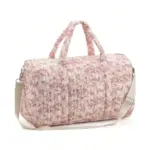 Large Capacity Mommy Bag Travel Tote Bag for Women Baby Diaper Bag Floral Print Multifunctional Crossbody Bag