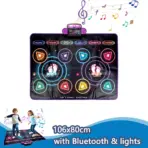 Kids Electronic Dance Mat Dancing Blanket Double Players Mode with 9 Levels Kid Floor Music Blanket Educational Toys Kids Gifts - Image 11