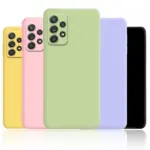 Liquid Silicone Case for Samsung Galaxy A52 A72 A13 A23 A33 A53 A73 A04 A04E A14 A15 A24 A25 A34 A35 A55 A54 A22 A32 5G Cover