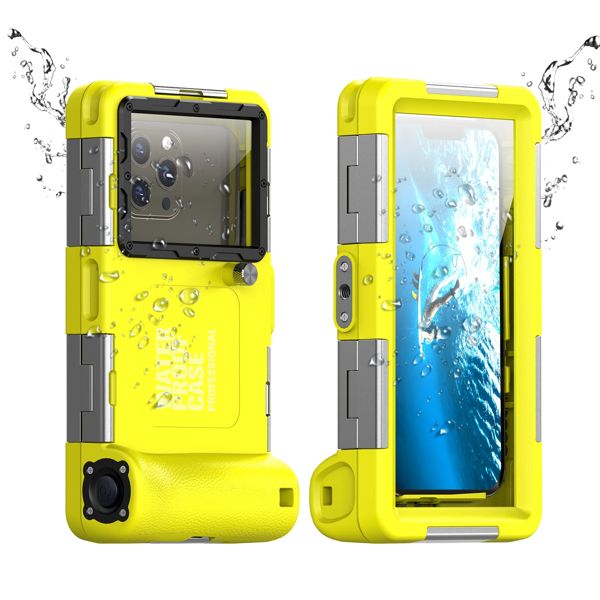Sb97d89a18dde4b98a9808331b64b4a22M.webp Multi-Functional, Durable, Waterproof, 15m/50ft, Universal 6.9 Inch Waterproof Phone Case, IP68, Professional Diving Photography - Image 1