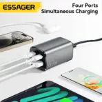 Essager 67W USB C GaN Charger Desktop Quick Charge 4.0 QC 3.0 PD Type C Fast Charging For MacBook Samsung POPC iPhone 15 Laptop - Image 2