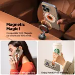 Joyroom Ring Phone Holder Colorful Magnetic Kickstand Silicone Ring Magnetic Phone Grip Holder Stand For iPhone Samsung Huawei - Image 5