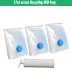 Vacuum Storage Bags With Valve Folding Compressed Space Saving Clothes Storage Big Size For Towel Cloth Blanket - Image 9